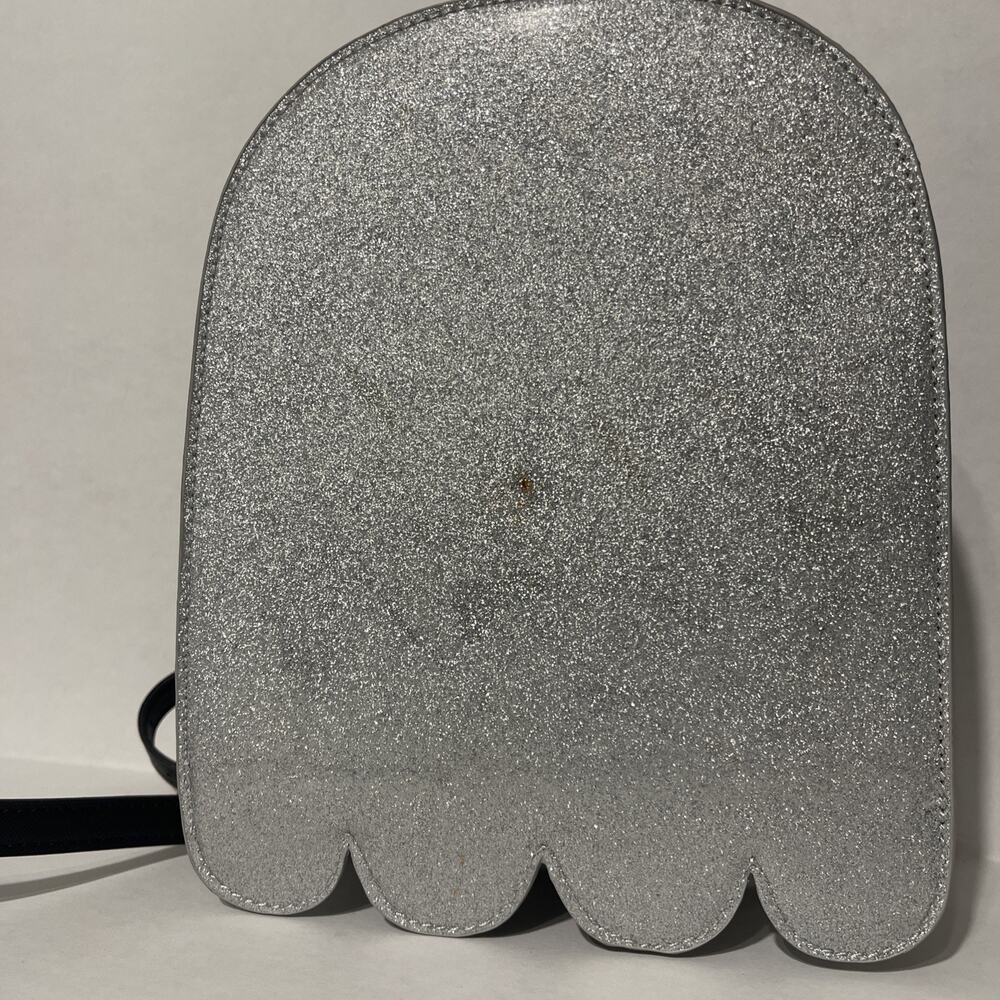 Mad Engine Fine By Me Glitter Silver Ghost Crossbody Bag‎ NEW - Picture 4 of 10